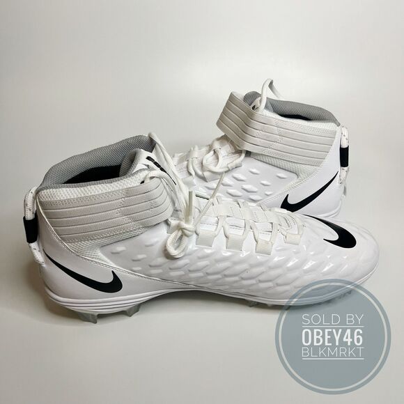 Nike Force Savage Pro 2 Mens Football Cleats White AH4000-100 Sz 10 main image 5